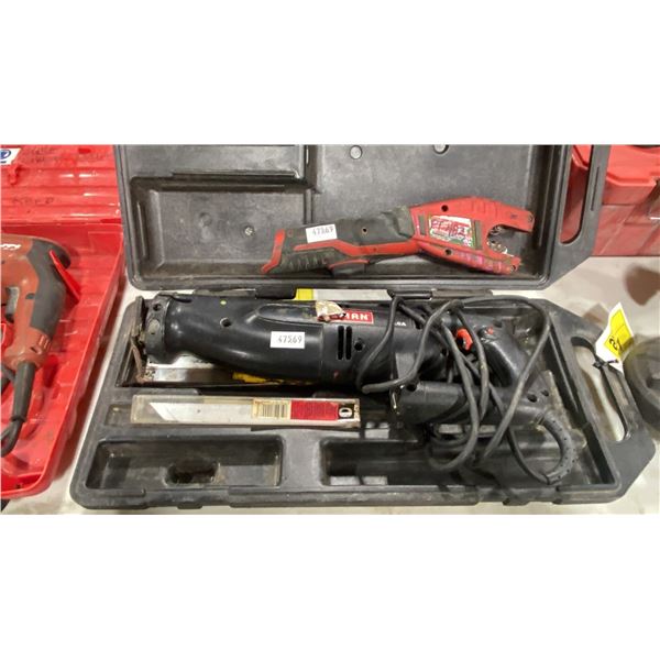 MILWAUKEE CORDLESS PORTABLE COPPER TUBE CUTTER *NO BATTERY OR CHARGER* & CRAFTSMAN INDUSTRIAL