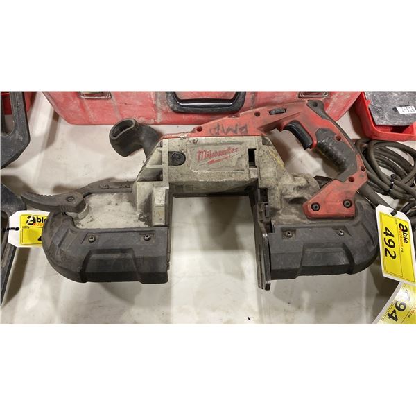 MILWAUKEE DEEP CUT INDUSTRIAL ELECTRIC PORTABLE BAND SAW