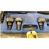 Image 4 : HEAVY DUTY PIPE CLAMP WITH 2 HAND PIPE THREADING TOOLS IN HARD TRANSPORT CASE