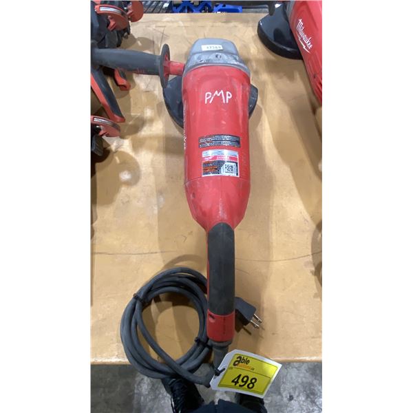 MILWAUKEE LARGE INDUSTRIAL ELECTRIC HEAVY DUTY ANGLE GRINDER