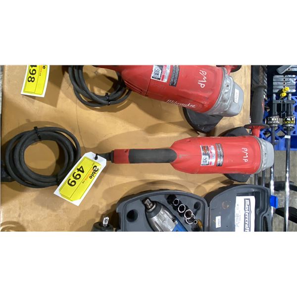 MILWAUKEE LARGE INDUSTRIAL ELECTRIC HEAVY DUTY ANGLE GRINDER