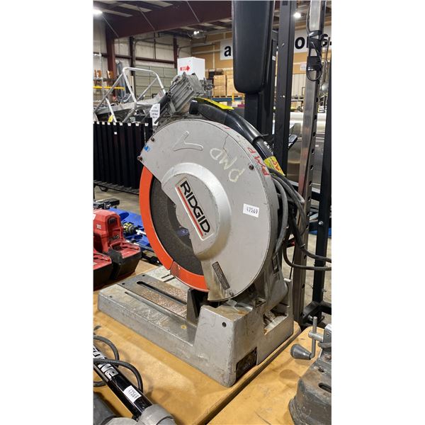 RIDGID 614 INDUSTRIAL ELECTRIC 14" METAL CUTTING CHOP SAW