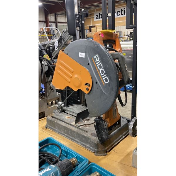 RIDGID R41421 INDUSTRIAL ELECTRIC 14" METAL CUTTING CHOP SAW