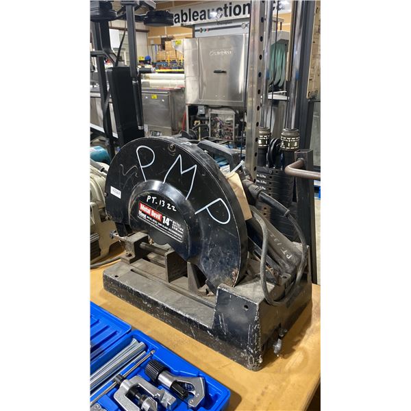 METAL DEVIL CSM14MB INDUSTRIAL ELECTRIC 14" METAL CUTTING CHOP SAW