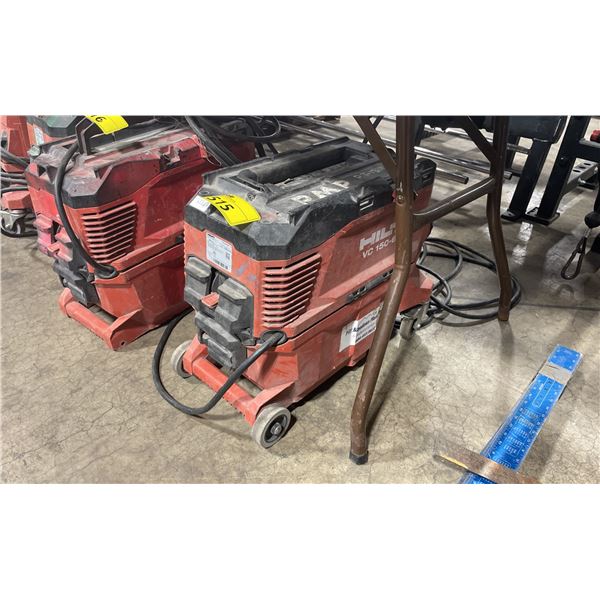 HILTI VC 150-6 XE MOBILE INDUSTRIAL ELECTRIC SHOP VACUUM *NO HOSE OR WAND*