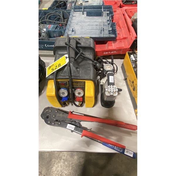 APPION G5 TWIN PORTABLE ELECTRIC CYLINDER / CONDENSER UNIT, SMALL PORTABLE ELECTRIC AIR COMPRESSOR,