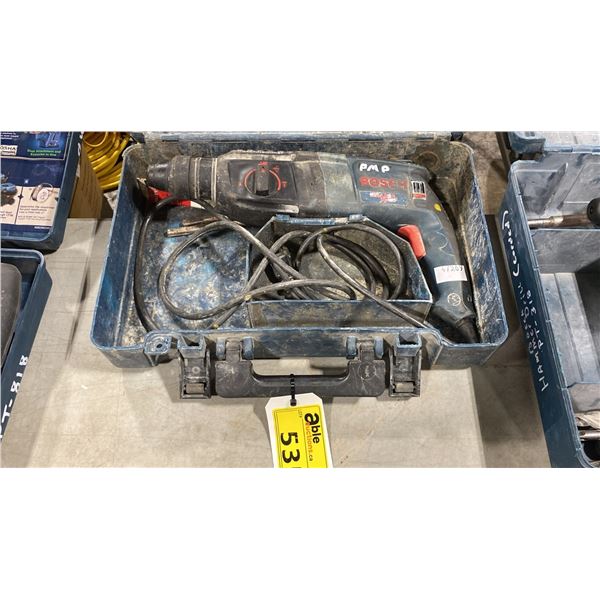 BOSCH BULLDOG EXTREME INDUSTRIAL ELECTRIC HAMMER DRILL IN HARD TRANSPORT CASE