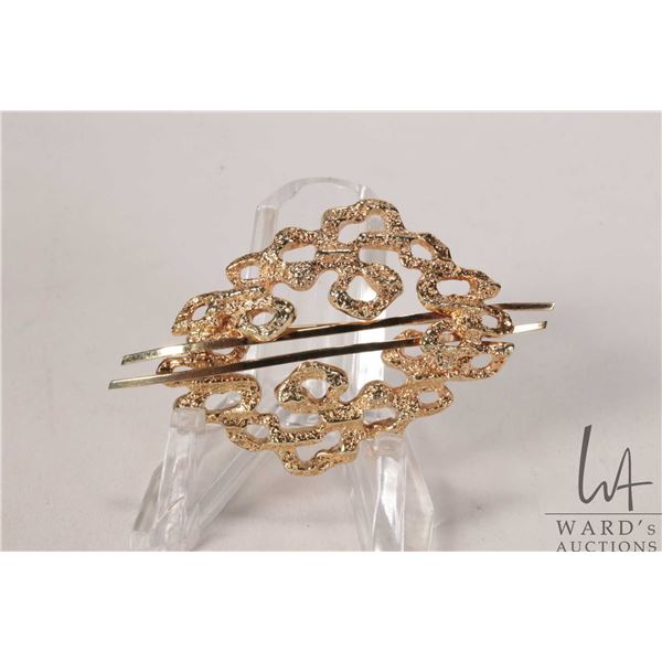Birks vintage 14kt yellow gold brooch