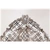 Image 3 : Antique sterling silver pierced basket with British hallmarks indicating makers date of 1888, London