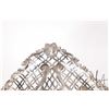 Image 7 : Antique sterling silver pierced basket with British hallmarks indicating makers date of 1888, London