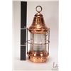 Image 3 : Vintage/ antique copper nautical lantern 17" in height