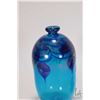 Image 3 : Two pieces of Martha Henry art glass including 7 1/2" vase dated '80 and a 4" paperweight dated '86