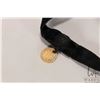 Image 5 : Three pieces of antique jewellery including gold 1854 American Liberty dollar pendant on velvet chok