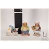 Image 2 : Three Beatrix Potter figurines including Beswick Appley Dapply, Jemina Puddleduck and 3" Royal Doult