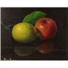 Image 1 : Rostam (?), framed oil on canvas still-life fruit, 8" X 9 1/2"