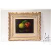Image 2 : Rostam (?), framed oil on canvas still-life fruit, 8" X 9 1/2"