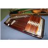 Image 2 : Chroma harp Tokai Gakki instrument and a violin in wooden case with bow