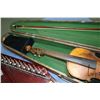 Image 4 : Chroma harp Tokai Gakki instrument and a violin in wooden case with bow