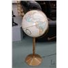 Image 1 : Vintage Replogle 16" diameter floor globe on metal and wood base