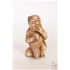 Image 1 : Artist signed, hand carved Japanese ivory netsuke, 1 1/2" in height