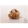 Image 5 : Artist signed, hand carved Japanese ivory netsuke, 1 1/2" in height
