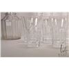 Image 3 : Selection of glass and crystal including ten crystal sherbet/ champagne, five tall water glasses, tw