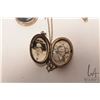 Image 5 : Vintage gold filled and engraved locket, sterling silver engraved hinged bracelet and a Jasperware b