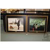 Image 1 : David MacLagan, two framed oilettes from the Canadian Collection including woman with child on sledg
