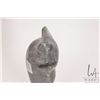 Image 3 : Hand carved Inuit soapstone of a breeching seal, numbered 10-34-27, no artist signature seen, 8" in 