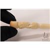 Image 4 : Hand carved, elephant motif ivory cigarette holder 4" in length
