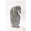 Image 2 : Hand carved Inuit soapstone bear with fish, 8 1/2" in height, signed by artist in syllabics, numbere
