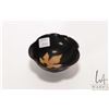 Image 1 : Chinese dark glazed petal rim wine bowl, 4" in diameter