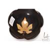 Image 2 : Chinese dark glazed petal rim wine bowl, 4" in diameter