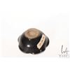 Image 3 : Chinese dark glazed petal rim wine bowl, 4" in diameter