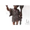 Image 4 : Heavy bronze Blackamoor baroque candlestick 16" in height