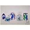 Image 1 : Five art glass paperweights