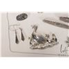 Image 5 : Selection of 925 silver jewellery including five brooches, one with English sterling silver hallmark