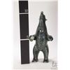 Image 4 : Ron Nookiguak, Inuit soapstone carved bear, 10 1/2" in height