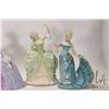 Image 2 : Four Franklin Mint figurines including "Sophia-Allenmande", "Charlotte- The Quardille", "Arabella-Th