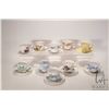 Image 1 : Ten china teacups and saucers including Royal Vale, Royal Albert, Bell, Carltonware etc.