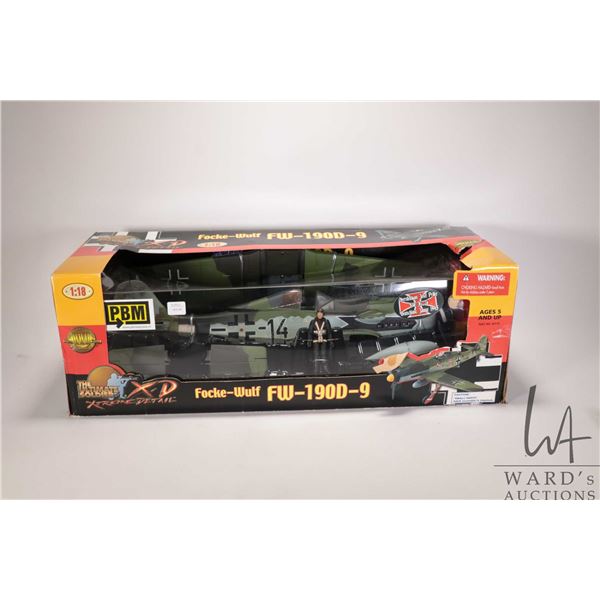 1:18 scale The Ultimate Soldier Focke-Wulf FW-190D-9 German fighter plane, appears new in box