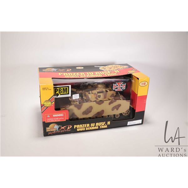 1:18 scale The Ultimate Soldier Panzer IV AUSF-H WWII German Tank, appears new in box