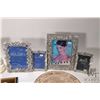 Image 2 : Two tray lots of collectibles including Belleek and Seagull Pewter picture frames, boxed set of mini