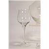 Image 3 : Ten wine glass with frosted Art Nouveau lady figure stem, a drinks decanter and six colourless wine 