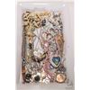 Image 1 : Tray of vintage collectible costume jewellery including necklaces, beaded pieces, earrings, bracelet