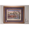Image 2 : Artist signed gilt framed watercolour painting titled "Le Sacre Coeur De Montmartre, Place De Tetre"