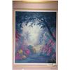 Image 1 : A. Casey, framed limited edition print titled " Garden of Paradise", artist signed, AC 43/250, overa