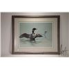 Image 2 : Guy Coheleach, framed limited edition print "Jewels of the Lake-Common Loons" pencil signed by artis