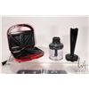 Image 3 : Kitchenaid variable speed corder hand blender with accessories and a Cuisinart sandwich grill