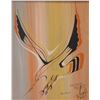 Image 1 : Alvin (Wandering Spirit) Elif Constant, acrylic on board painting titled "Thunderbird" and dated 198